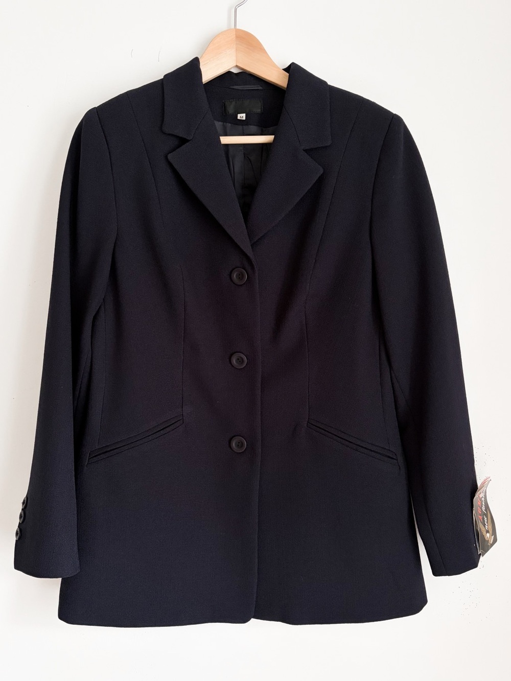 Vintage AGMIR New with Tags Navy Blue Tailored Blazer - Size M - Made in Europe